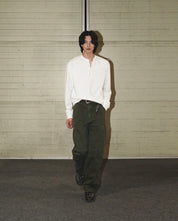 The Mao Shirt White - Pea & Kew