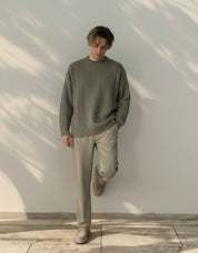 The Mao Shirt Black - Pea & Kew