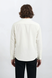 The Mao Shirt White - Pea & Kew