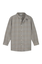 Geblokt Grijs Overhemd - Pea & Kew