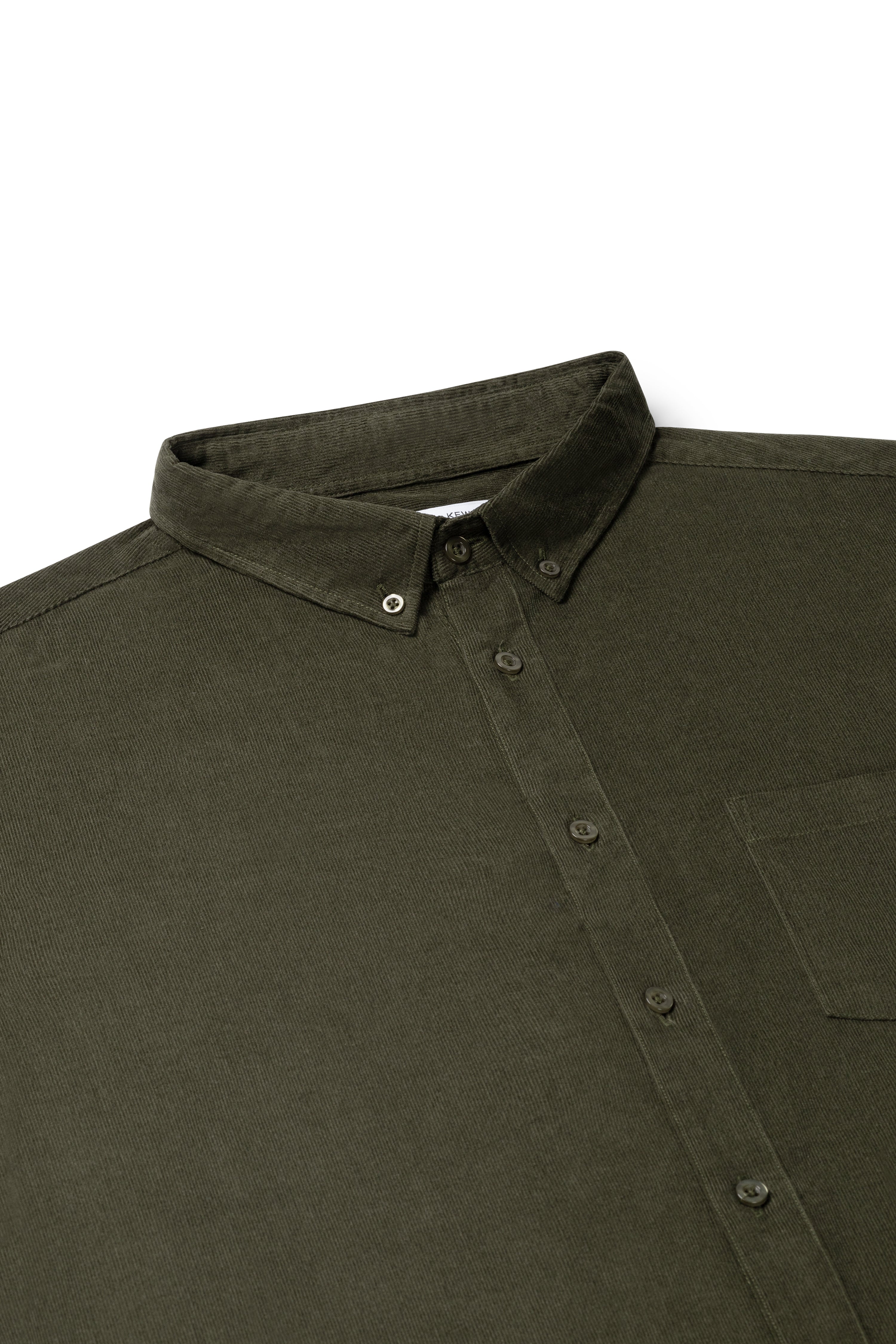 Groen Corduroy Overhemd - Pea & Kew