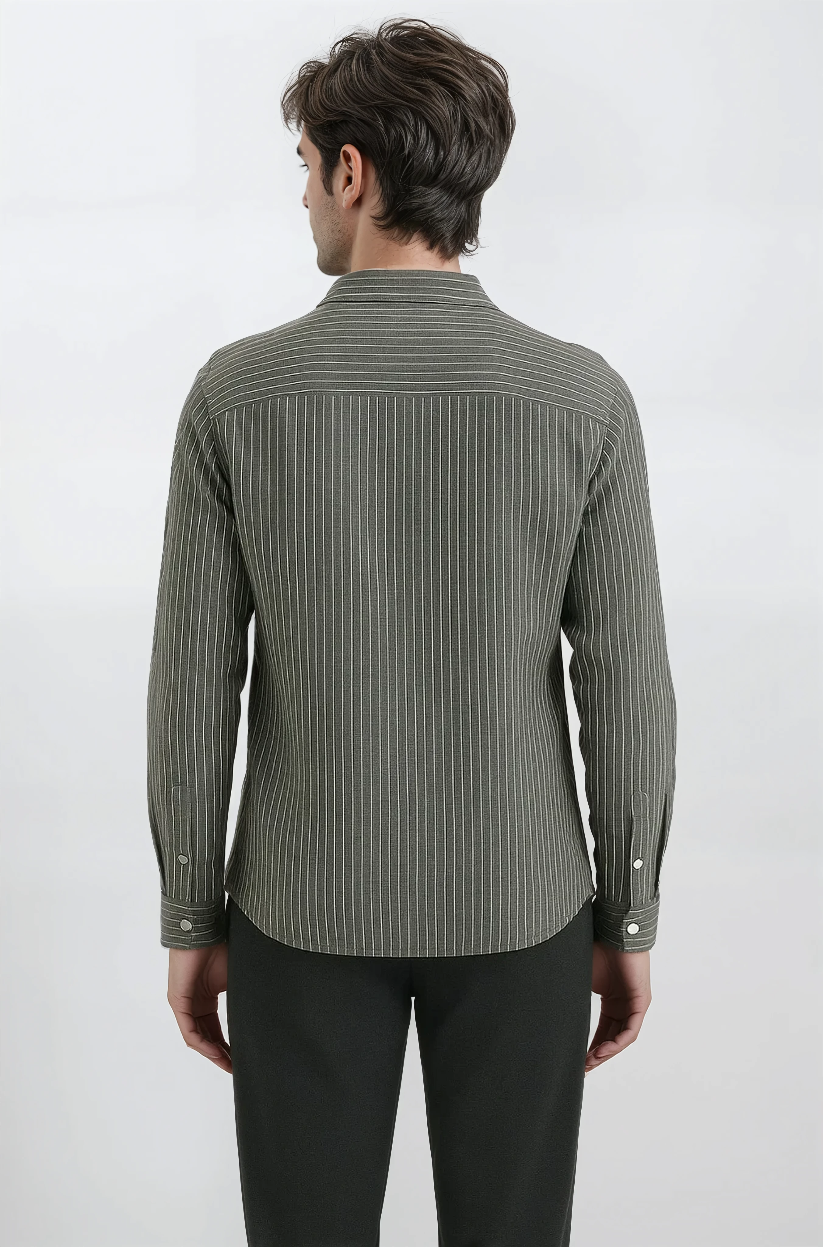 The Horizon Shirt Grey - Pea & Kew