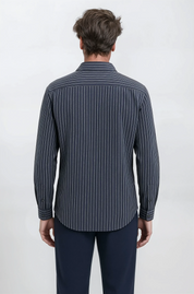 The Horizon Shirt Blue - Pea & Kew