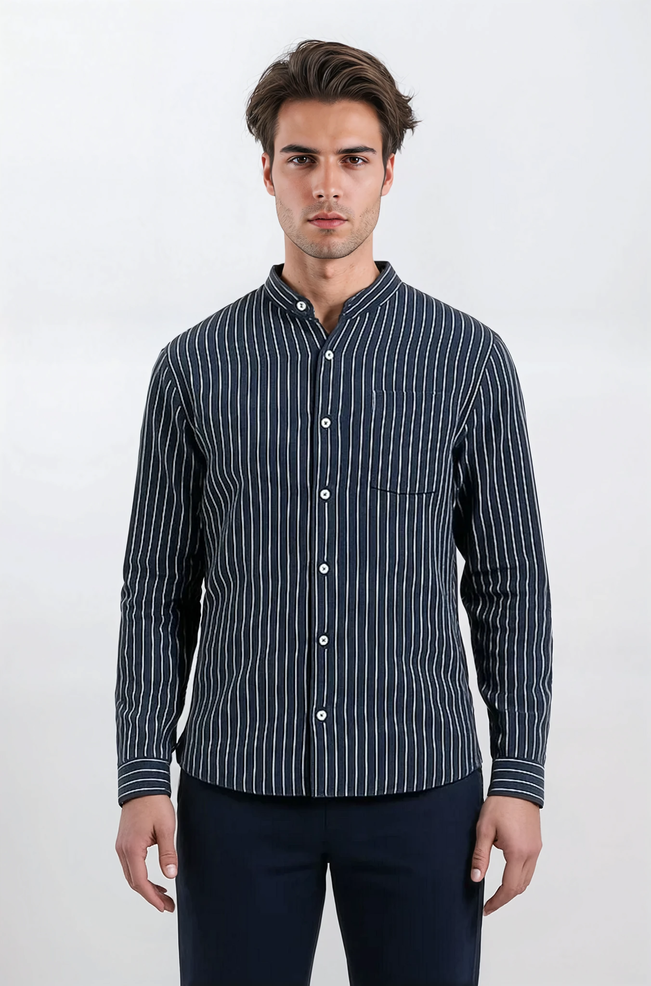 The Horizon Shirt Blue - Pea & Kew