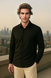 The Pinstripe Shirt - Pea & Kew