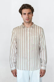 The Dune Shirt - Pea & Kew