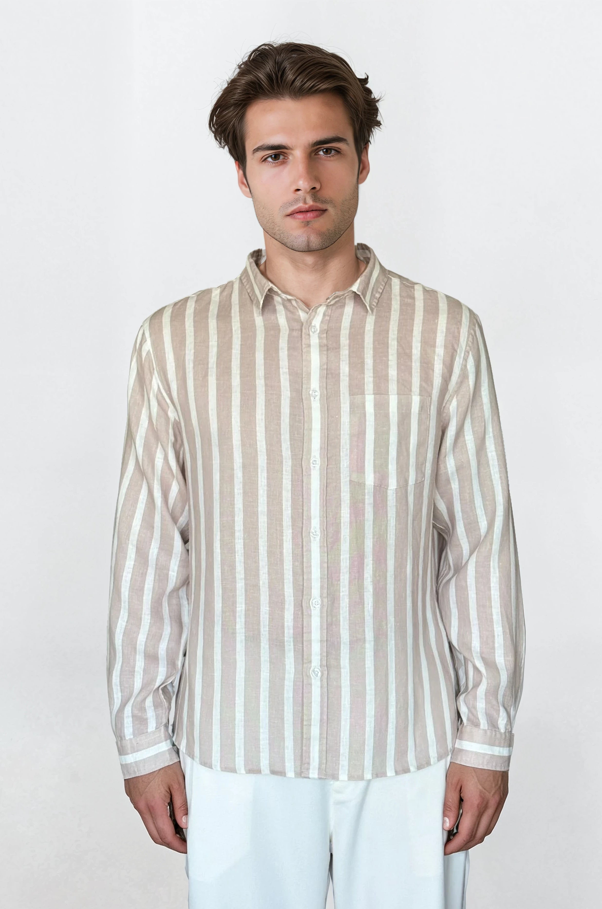 The Dune Shirt - Pea & Kew