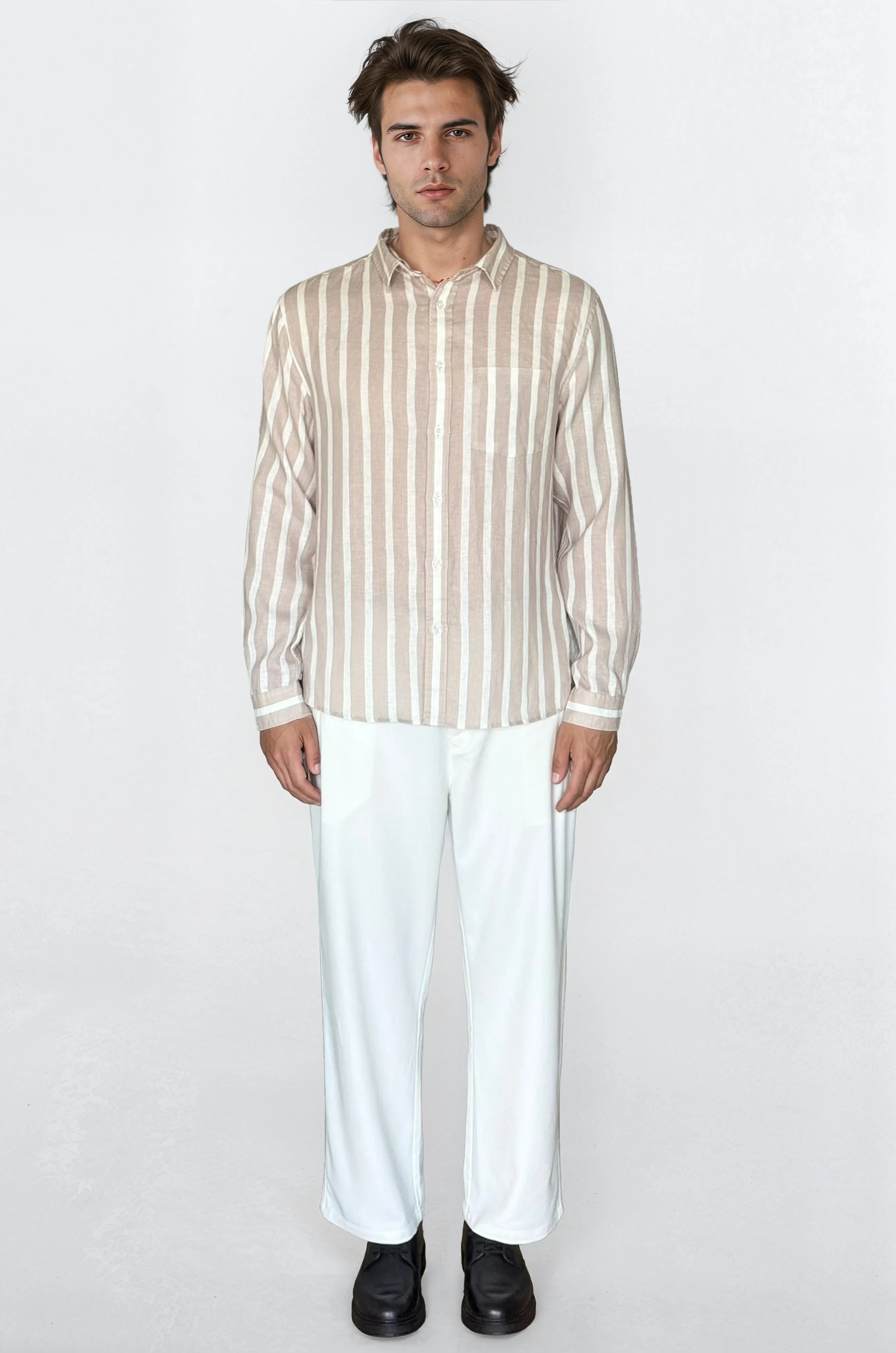 The Dune Shirt - Pea & Kew