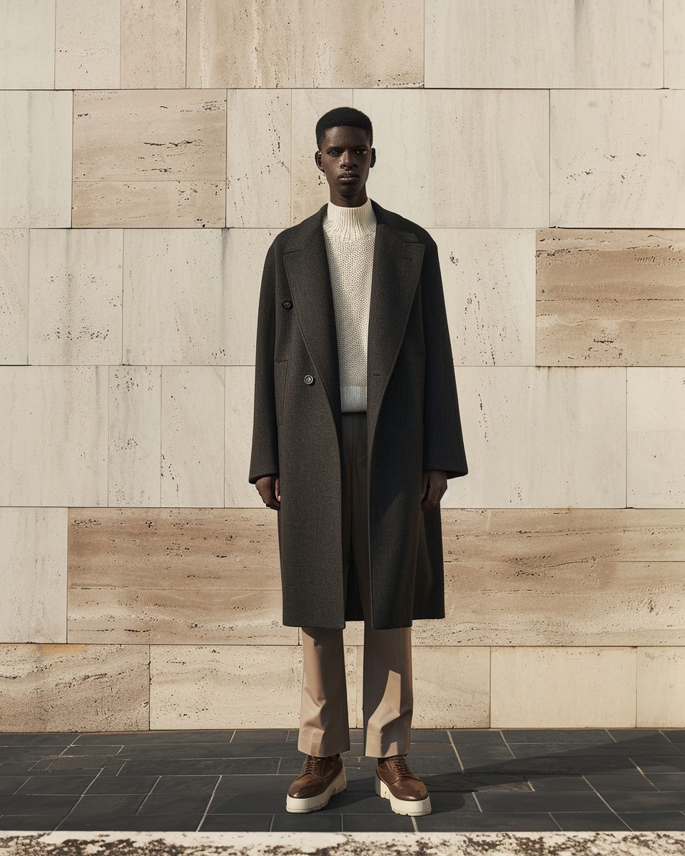 The Mao Shirt White - Pea & Kew