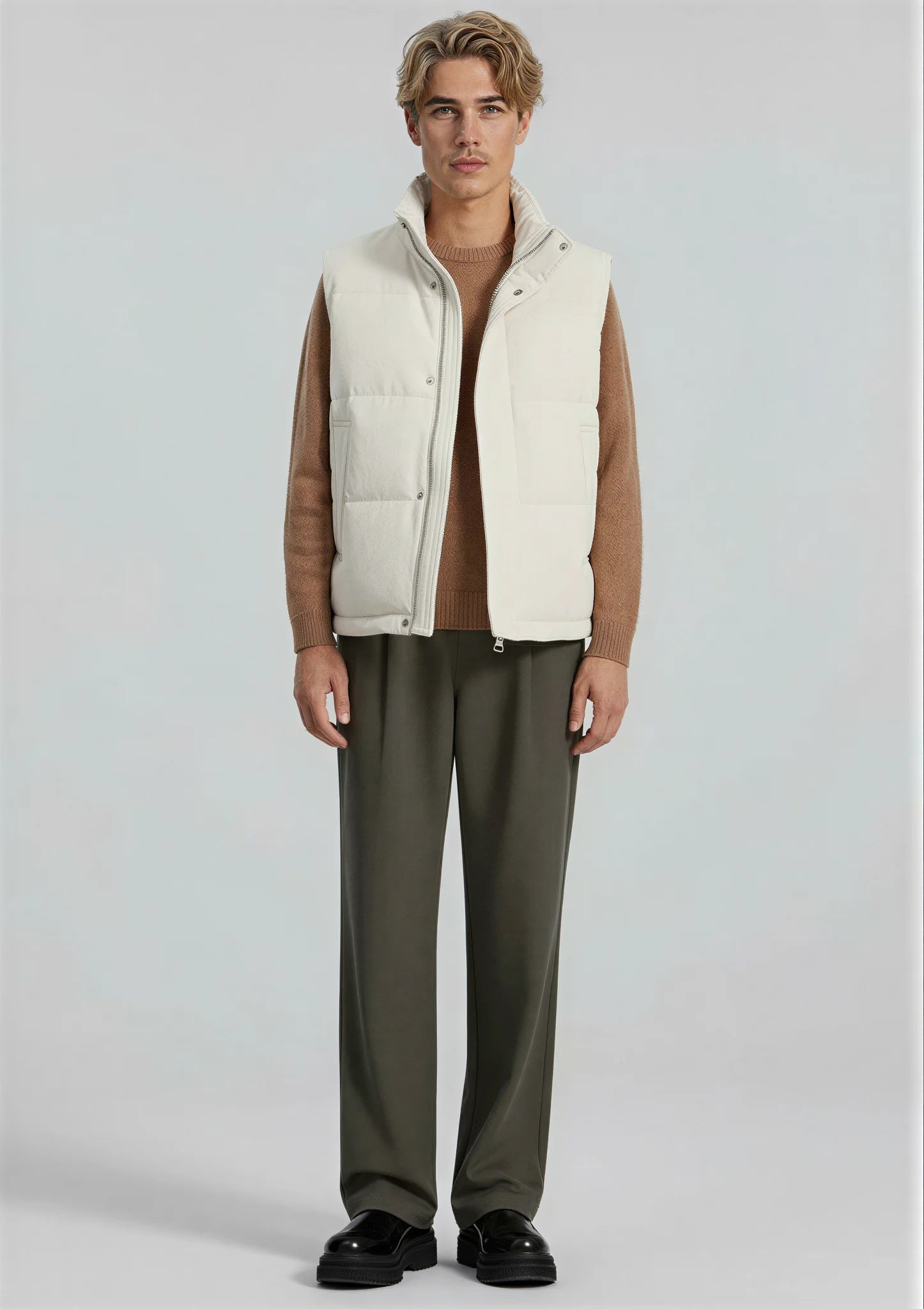 The Ease Trouser - Pea & Kew