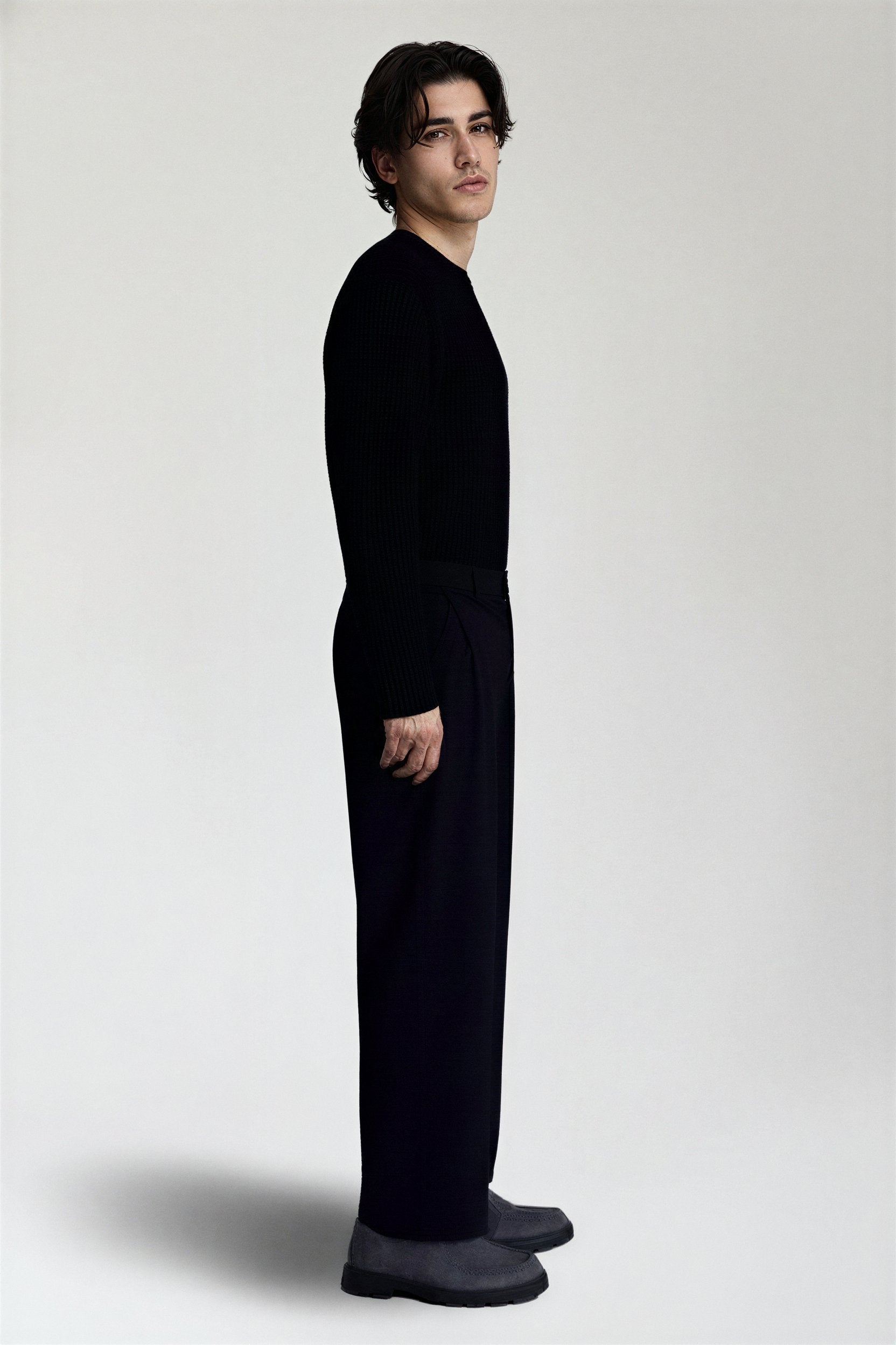 The Fluid Trouser - Pea & Kew