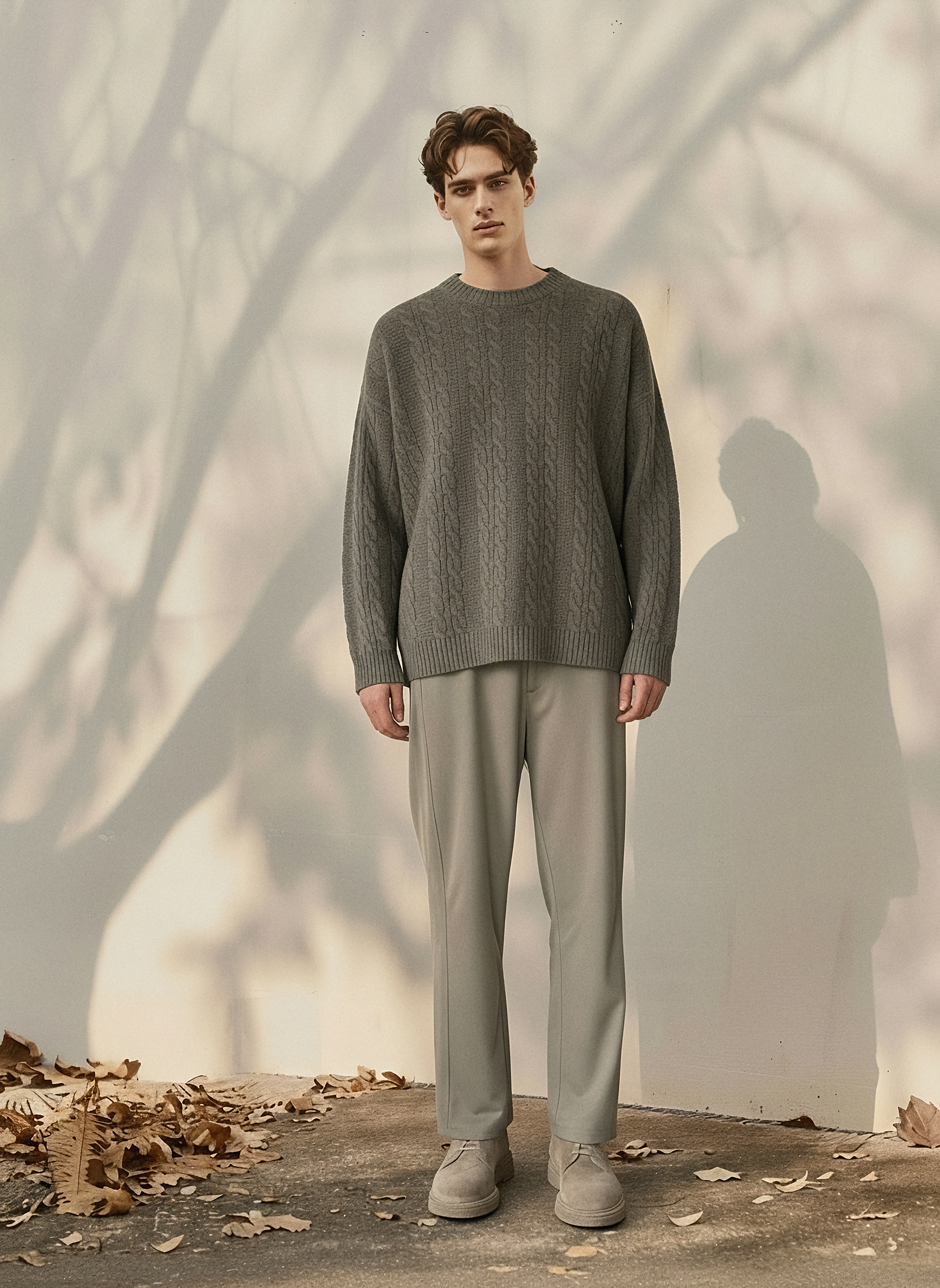 The Mao Shirt Black - Pea & Kew