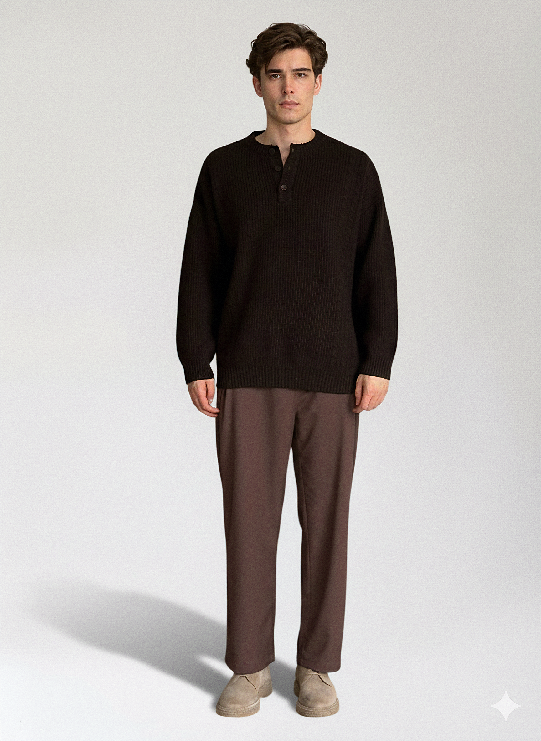 The Horizon Shirt Grey - Pea &amp; Kew