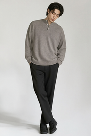 The Mao Shirt White - Pea & Kew